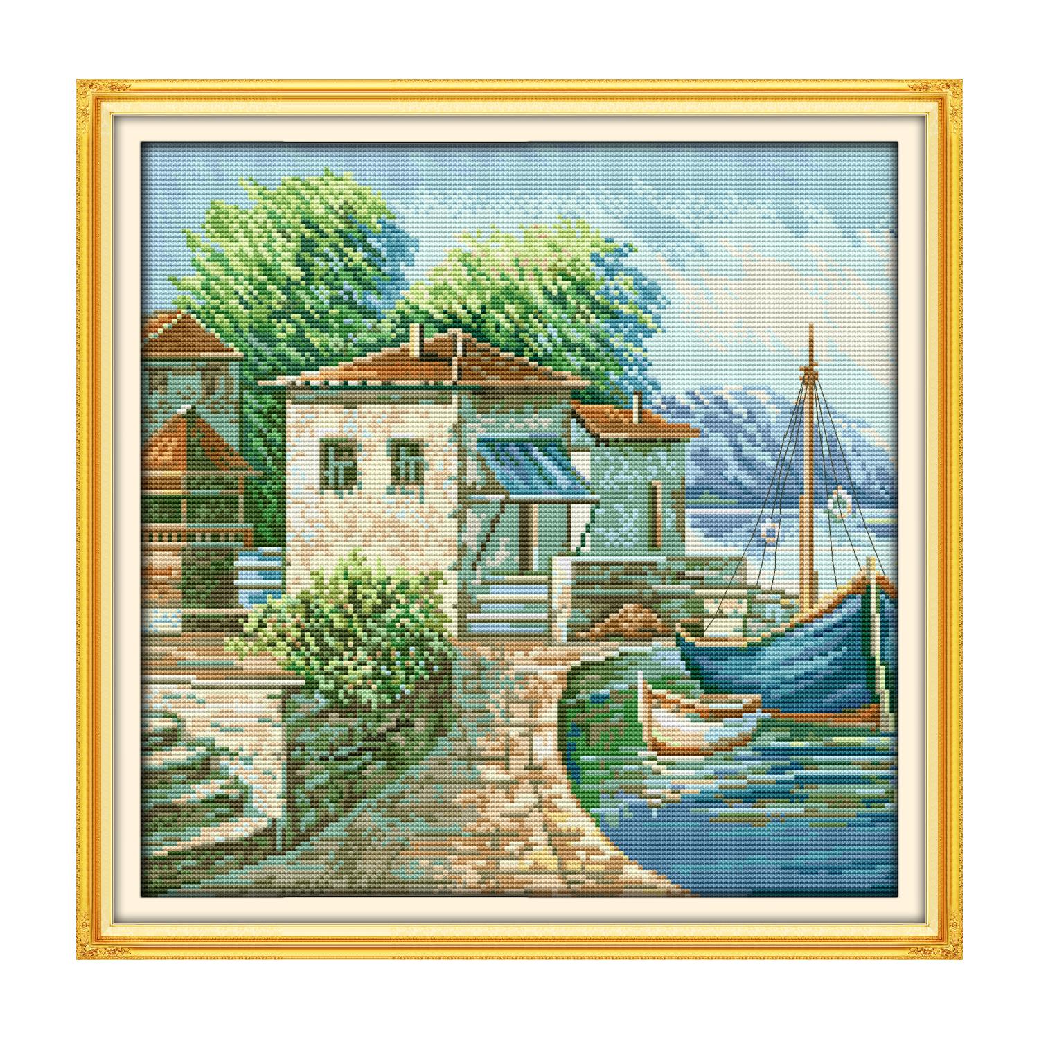 FA233 32233 海湾的景色 160×160副本