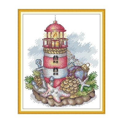 Landscape Cross Stitch Embroidery Kit, DIY Nature Art, Ideal Home Wall Decoration