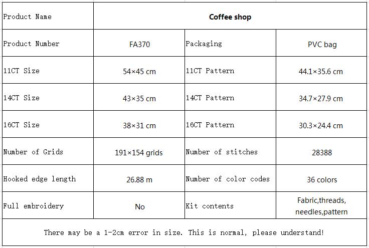 Landscape Cross Stitch Embroidery Starter Kit, Suitable for Adult First Time Stitchers 11 FA370 参数图