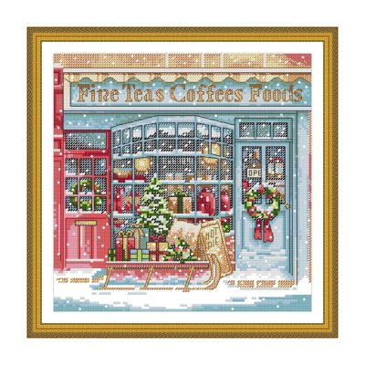 Nature Scene Cross Stitch Embroidery Kit, Simple Stitch Design, Home Wall Art Decor