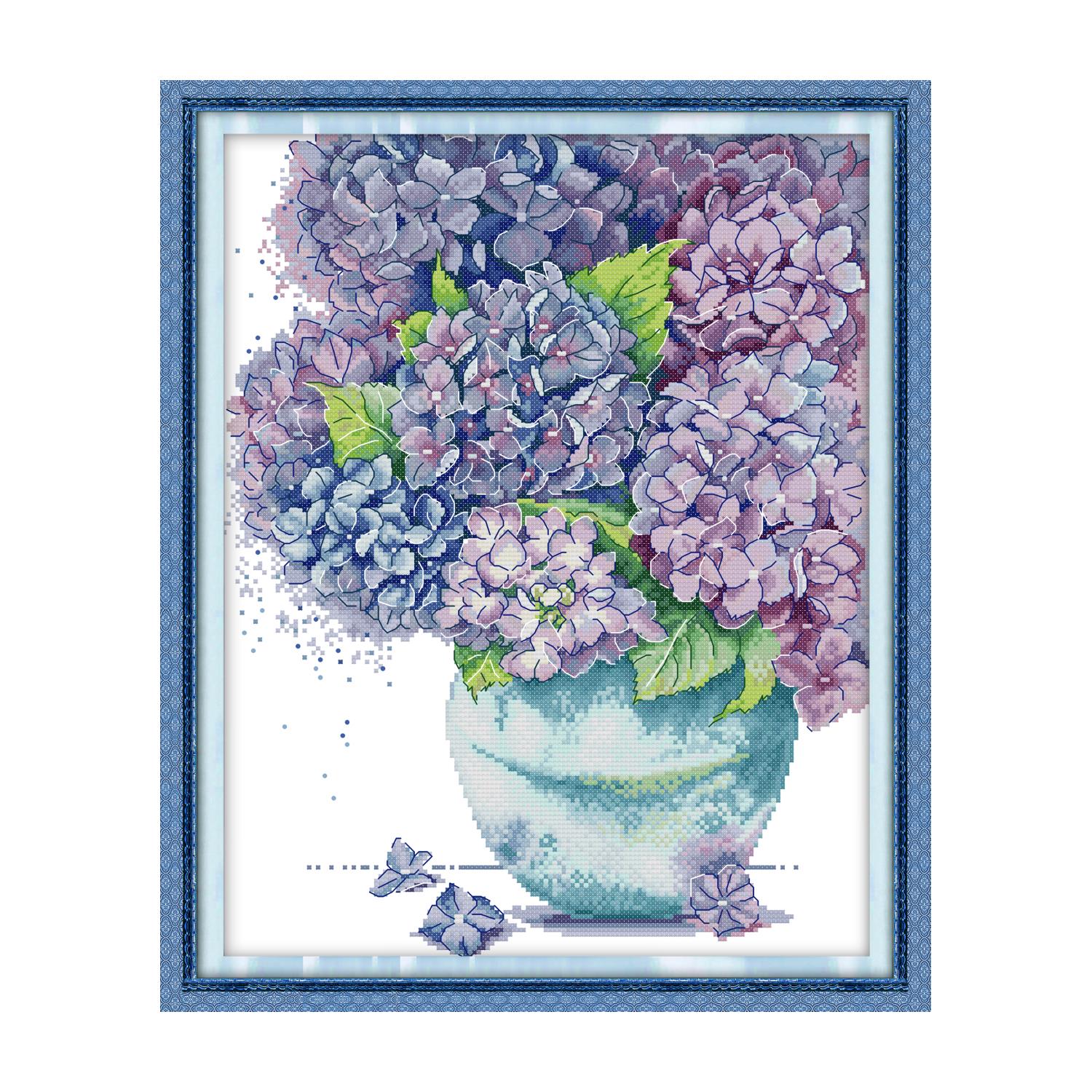 HA004 33004 蓝紫色绣球花 146×186副本
