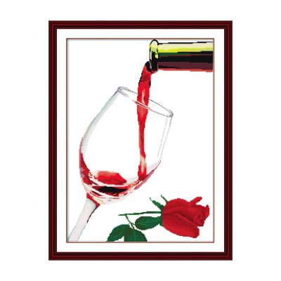 Taste Easy Still Life Cross Stitch Starter Kit for Adults, Creative Hand Hobby, Wall Art Gift