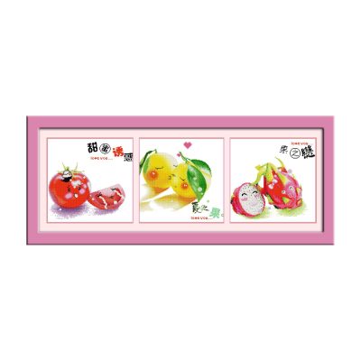Fruits'love Classic Artwork Still Life Cross Stitch Kit, Timeless Table Composition, Living Room Art