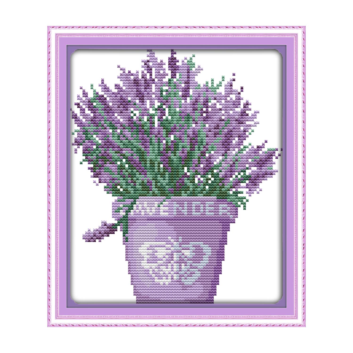 J172 07132 薰衣草盆栽 80×95