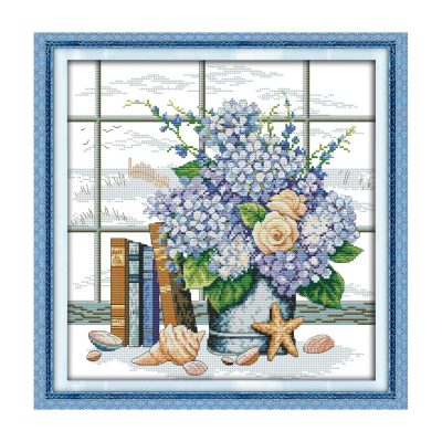 Elegant DIY Hand Stitch Still Life Cross Stitch Kit, Elegant Still Life Pattern, Living Room Wall Art