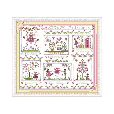 Tapestry Beginner Friendly Cross Stitch Kit, Adult DIY Embroidery for Home Wall Art