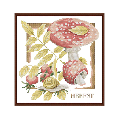 Snail and Mushroom