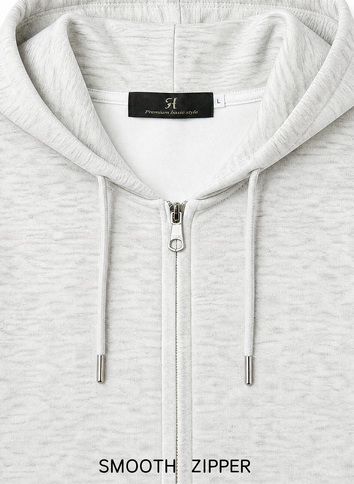 women's sets Heather Gray Embroidered Zip-Up Hoodie and Wide-Leg Sweatpants Set 52 3 1